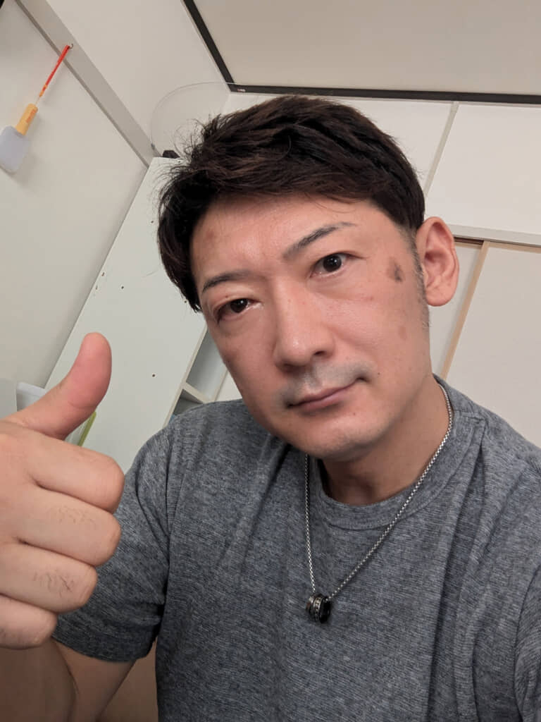 まるで別人のようです