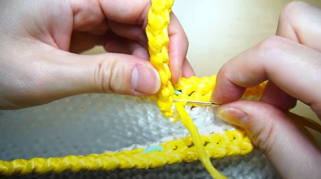 持ち手を付けます