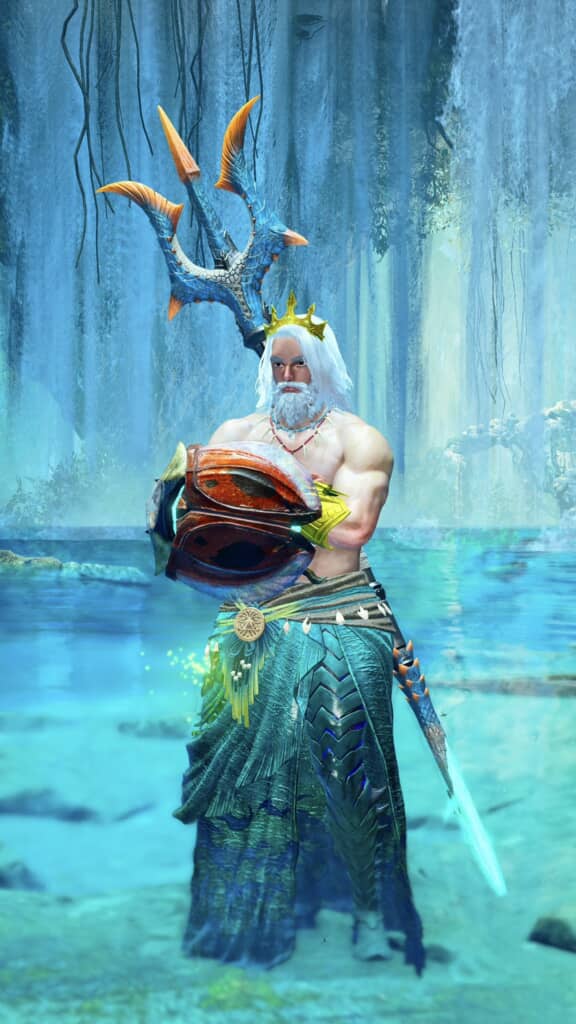 モンハンワイルズで再現した「リトル・マーメイド」のトリトン王