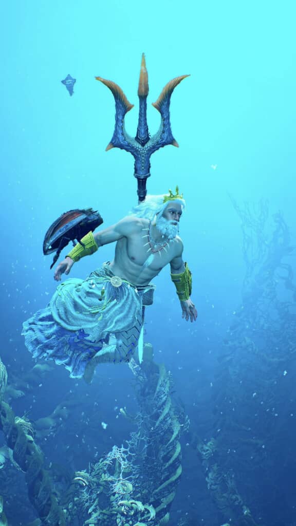 モンハンワイルズで再現した「リトル・マーメイド」のトリトン王