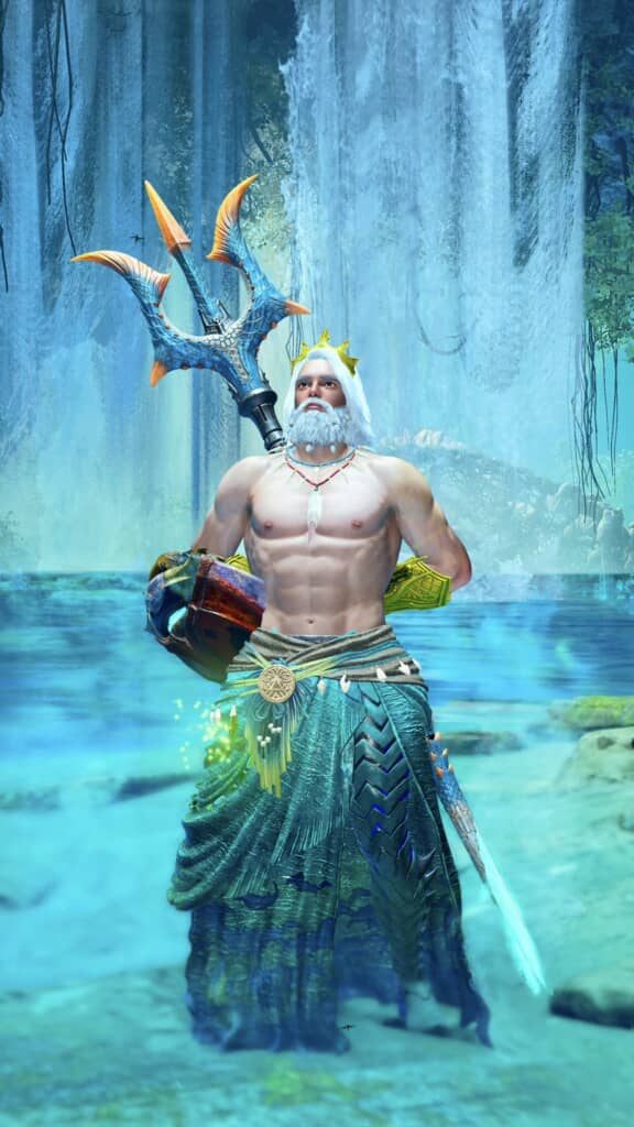 モンハンワイルズで再現した「リトル・マーメイド」のトリトン王