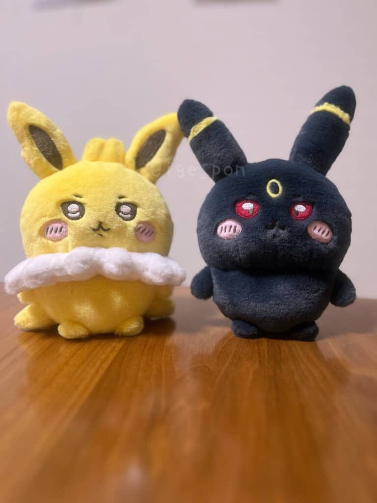 ポケモンのぬいぐるみを「ちいかわ」風にアレンジすると