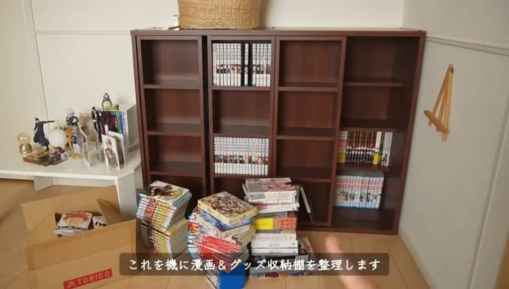 漫画やグッズを整理して秘密基地を作る！