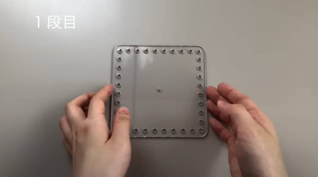 透明なバッグパーツを使います