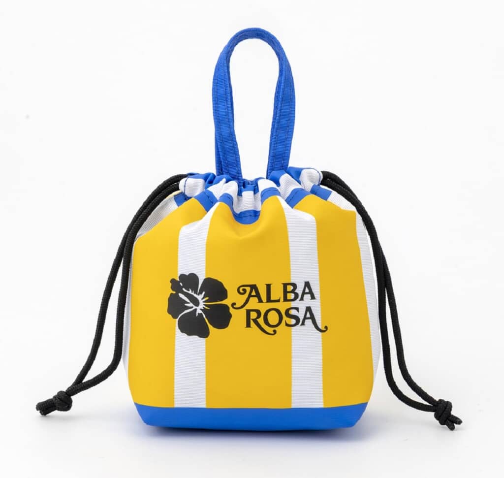 ALBA ROSA ショッパーみたいな巾着ポーチ BOOK