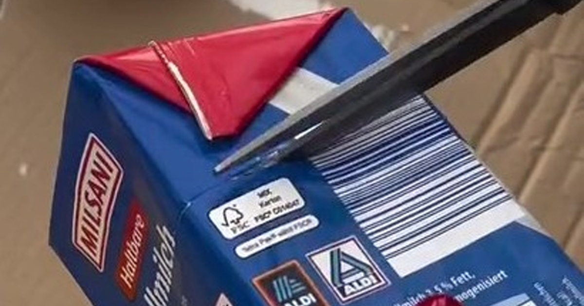 捨てるしかない牛乳パックを切って、タイルをペタペタ貼ると……　1300万再生のおしゃれDIYに「天才的なアイデア」「これは別格」【海外】（1/3） | ライフスタイル ねとらぼ