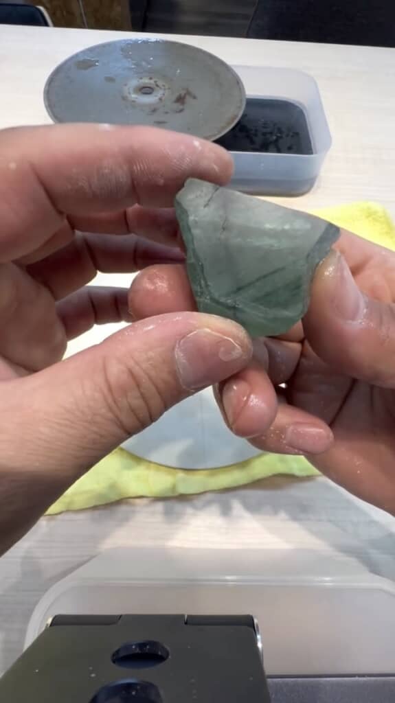 整った表面になりました