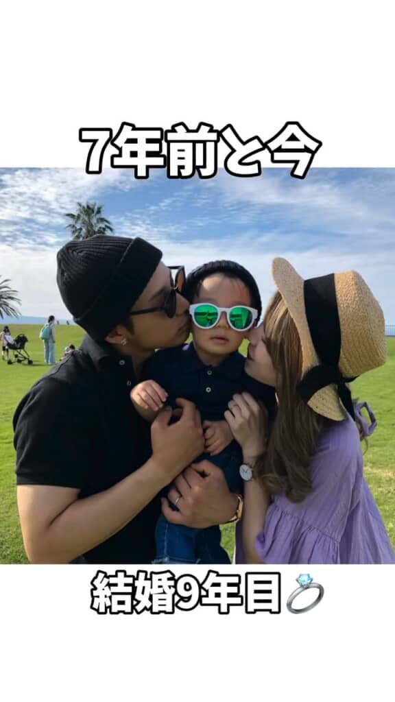 結婚2年目の3人家族のころ