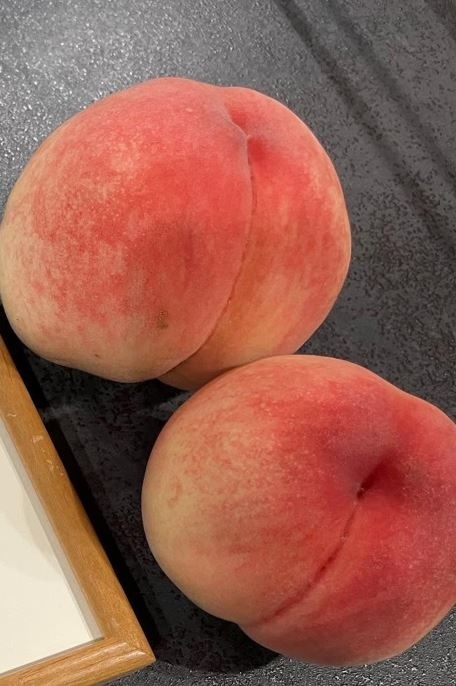ママが桃をお裾分けしたら……？