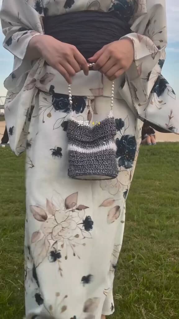 すてきなバッグが完成