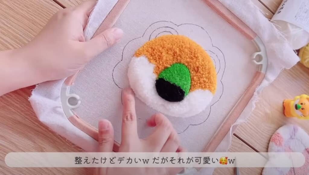 鼻ができました