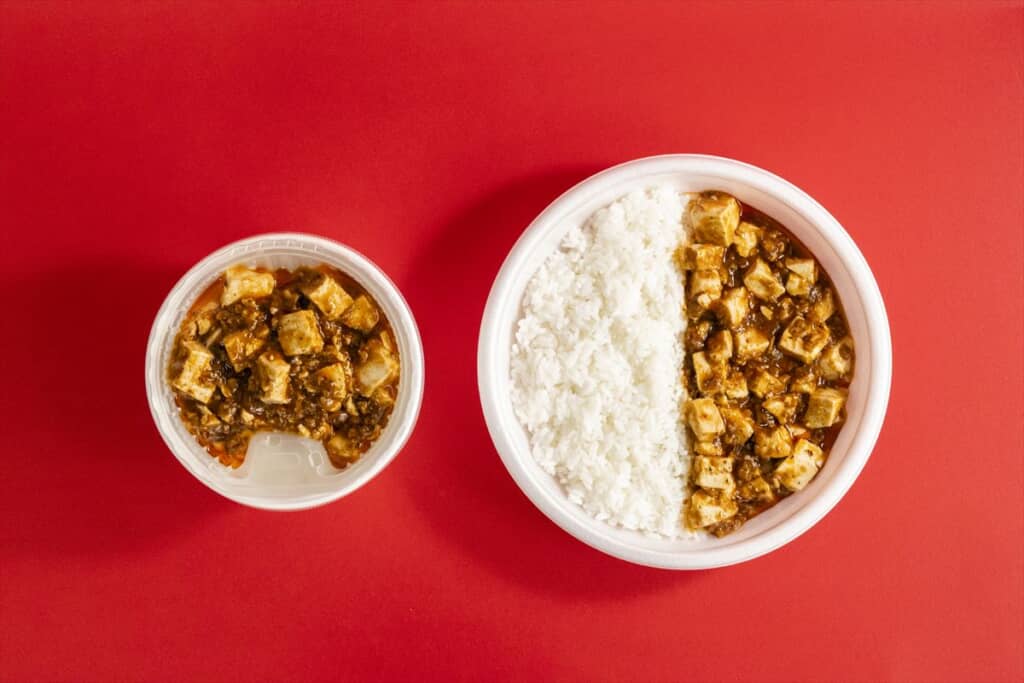 醤の旨味がきいた麻婆豆腐ごはん