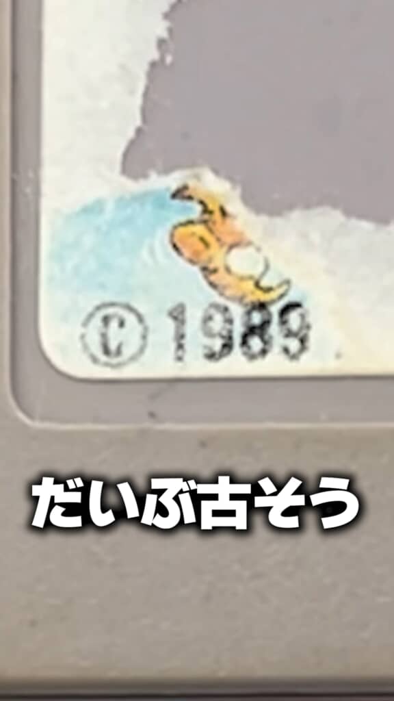 中古ショップのジャンクコーナーで見つけたラベルのないゲームボーイソフトを起動してみた