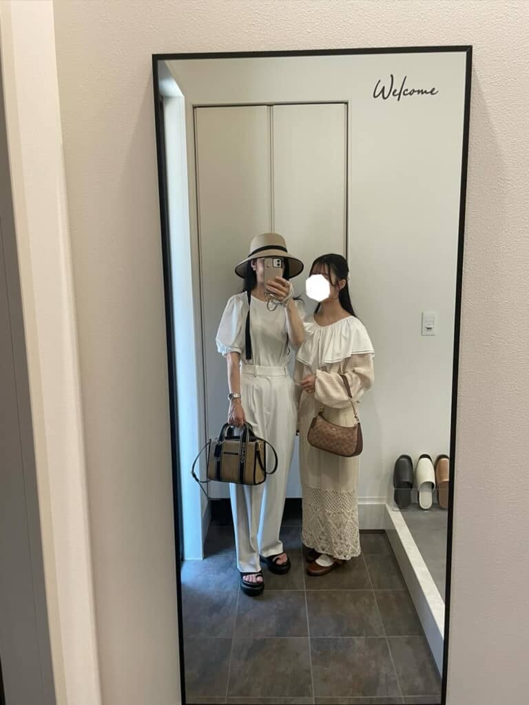 21歳の娘さんとのリンクコーデ