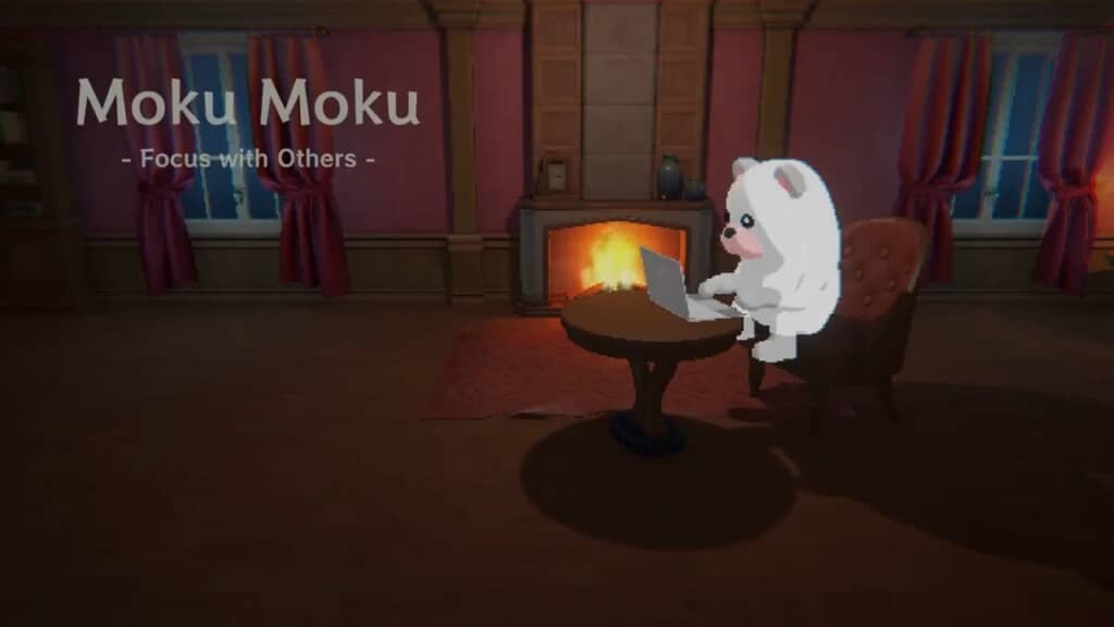 着ぐるみ風のアバターで集まってみんなで作業！