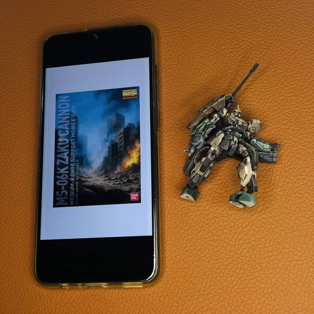 公式ボックスアートにしか見えないイラスト塗りのガンプラ