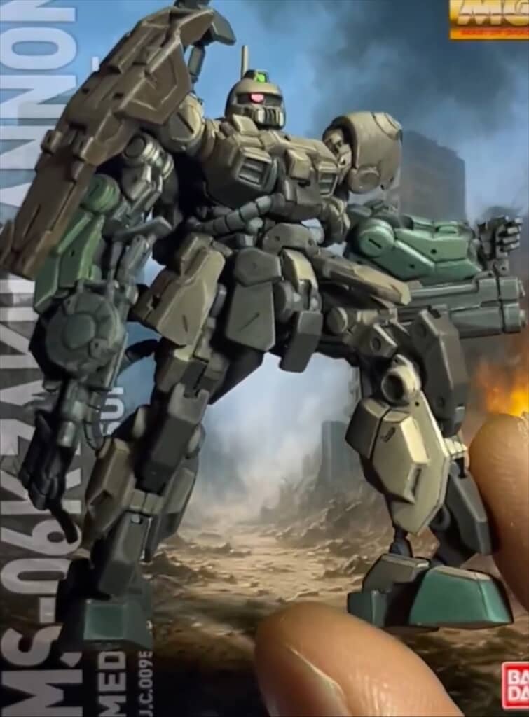 公式ボックスアートにしか見えないイラスト塗りのガンプラ