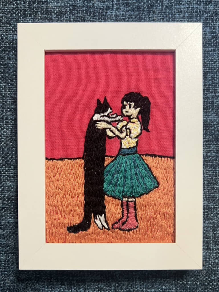 刺しゅうで再現！