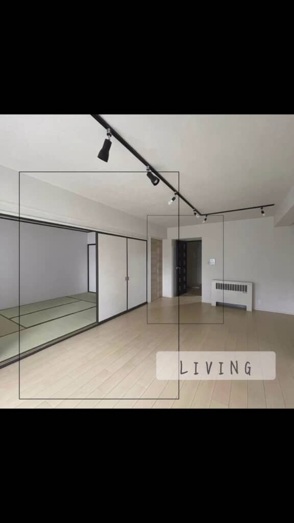 リノベーションする前の築50年のマンション