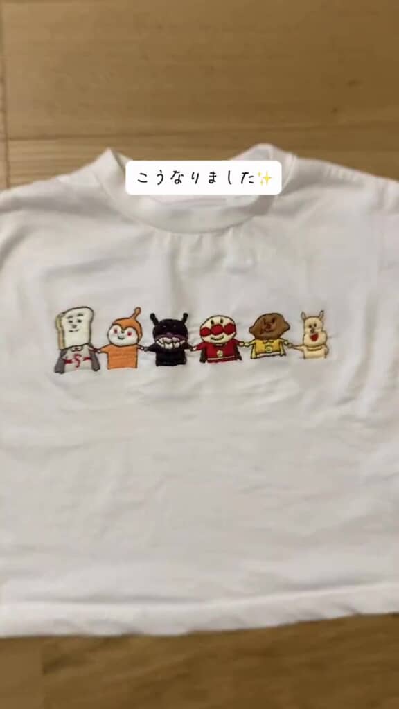 キュートなTシャツが完成！