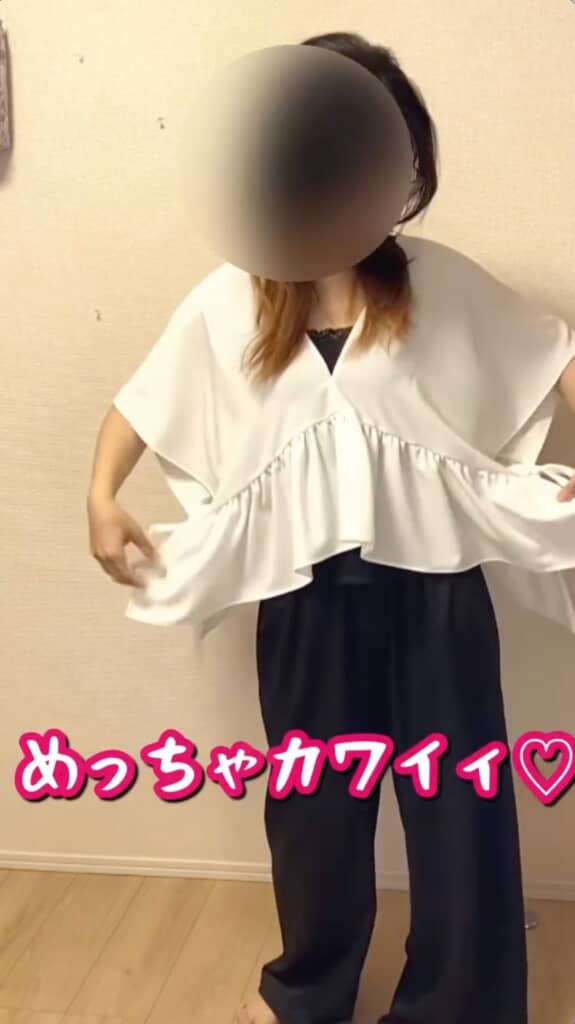 かわいいトップスできました！