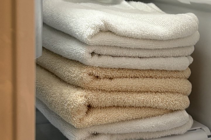 タオルがあった場所は……