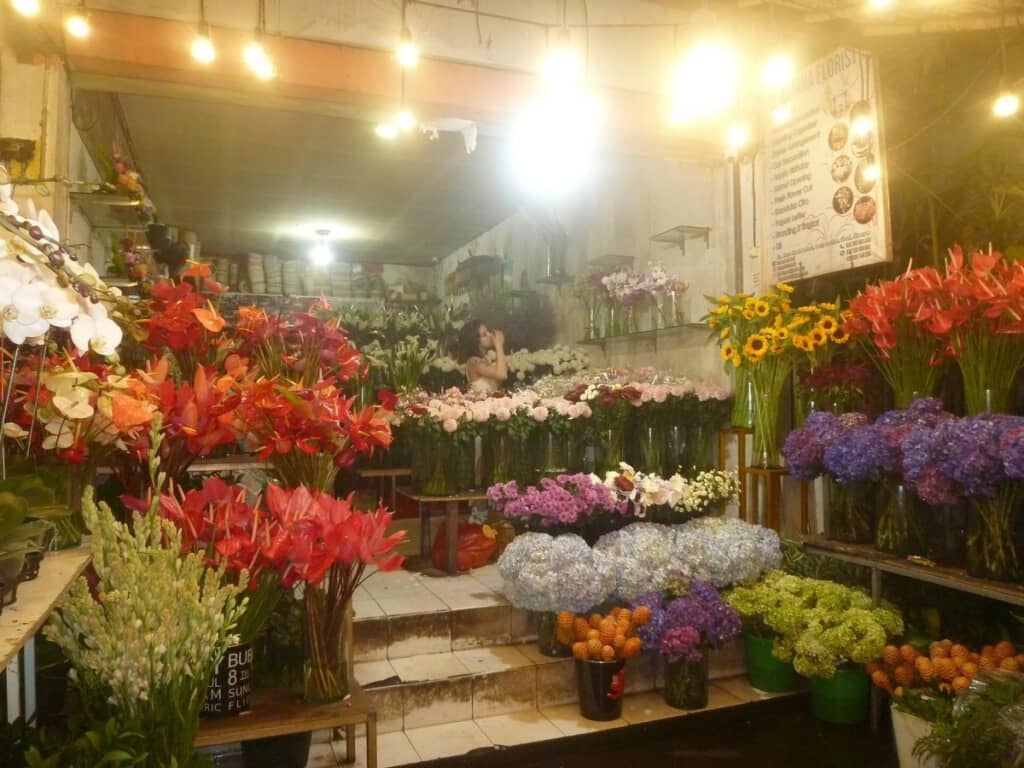 バリ島の花屋