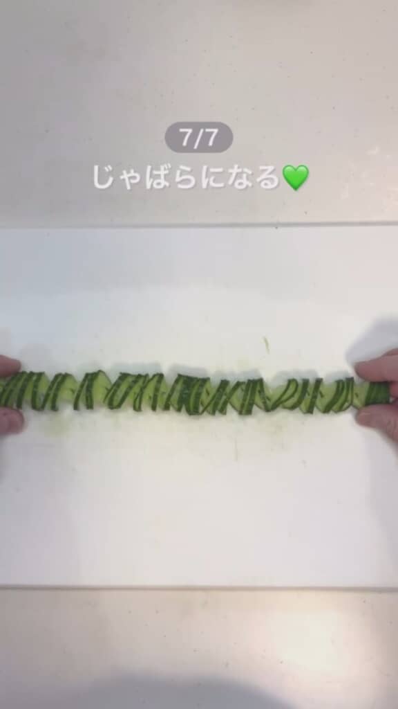 じゃばらきゅうりの完成！