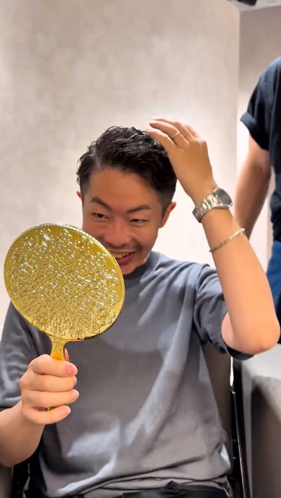 すっきり爽やかな印象に