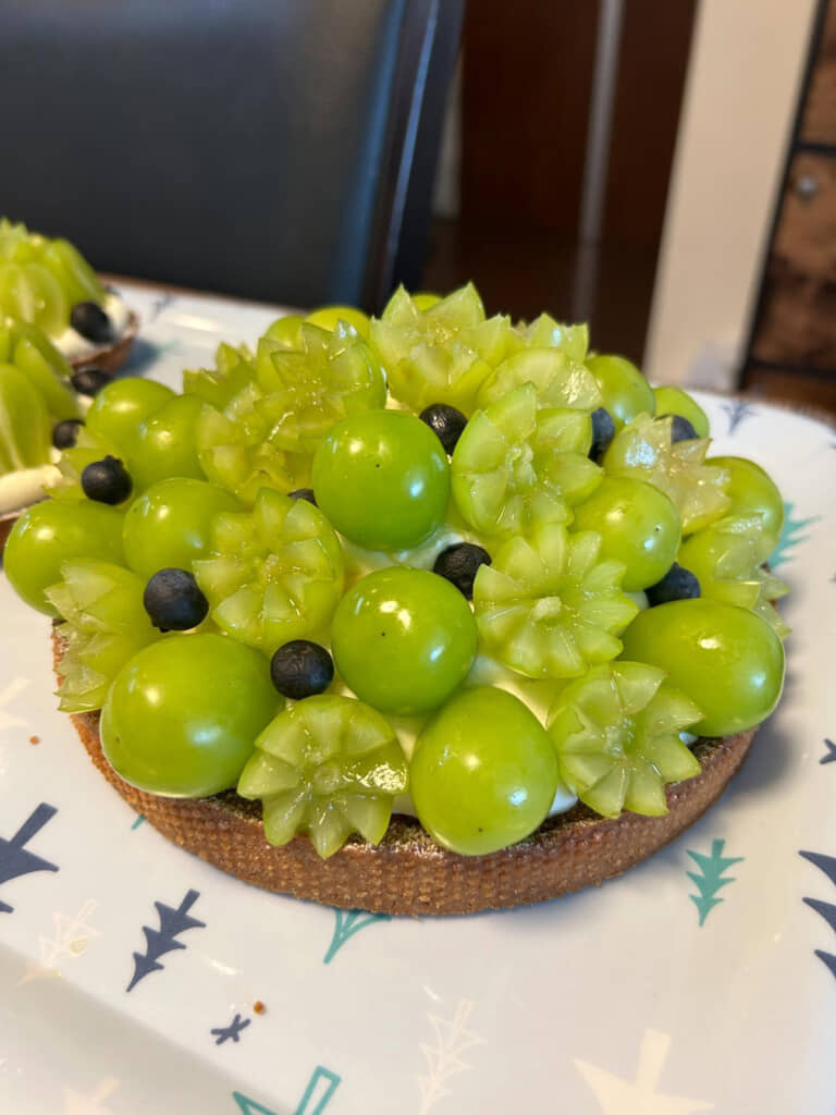 マスカットのタルト