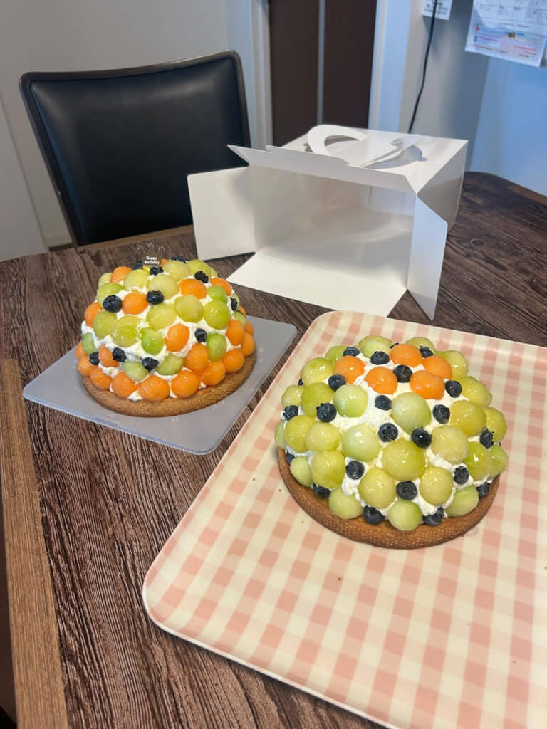 メロンのタルト