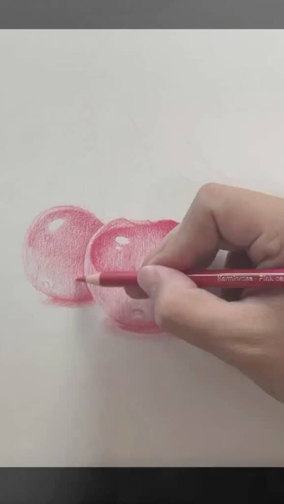 ハイライトは紙の白