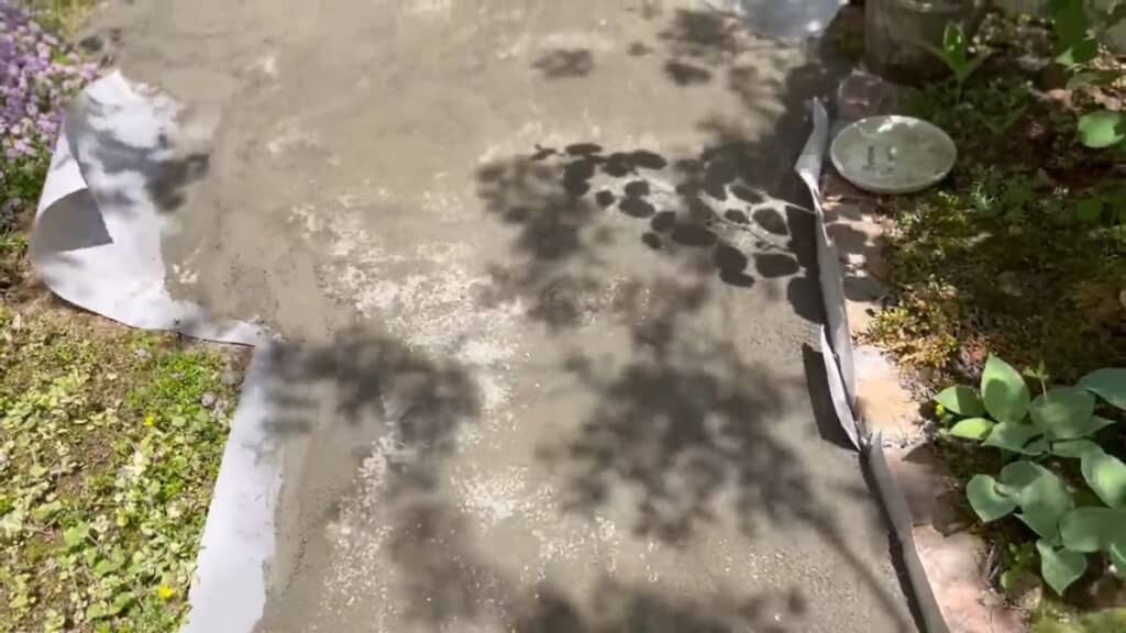 バサモルを敷いた部分