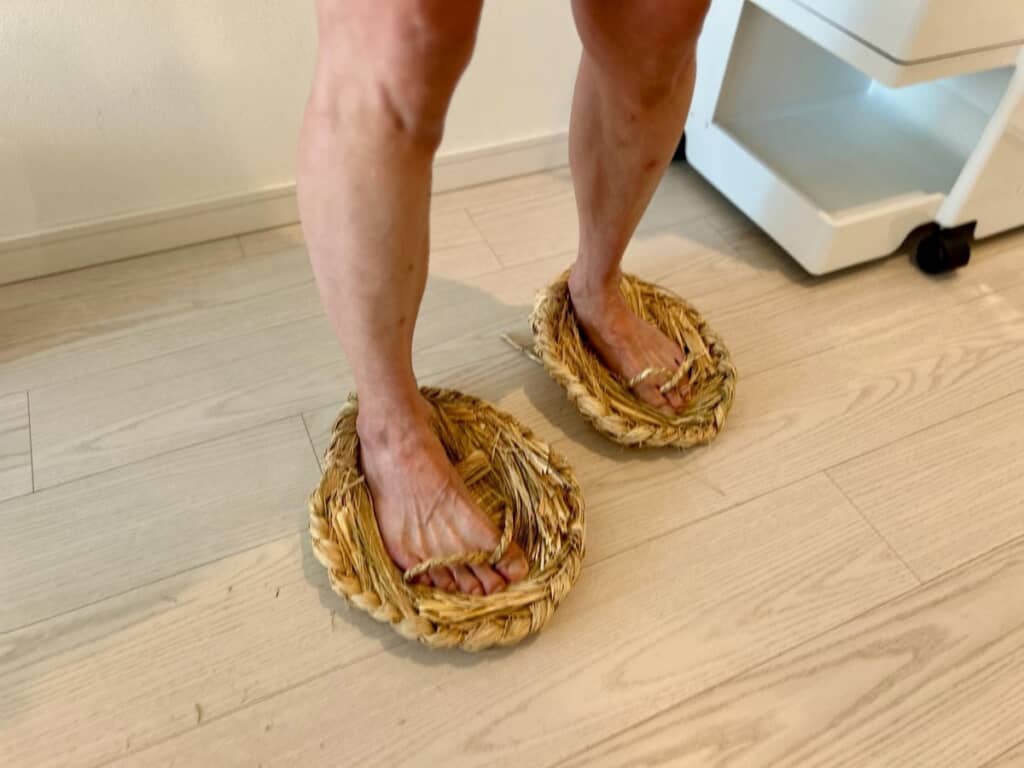 わらじにしてみた