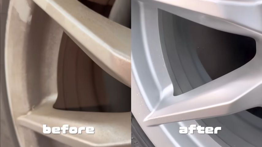 ホイールのビフォーアフター