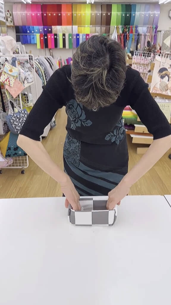 ガバッと広げて完成！