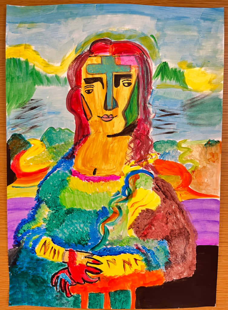 カラフルなモナ・リザ