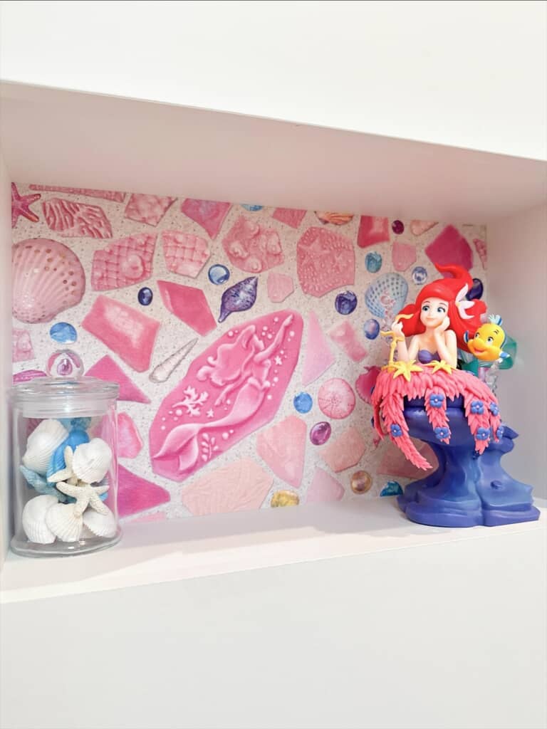 “リトル・マーメイドな空間”にアレンジしたトイレ