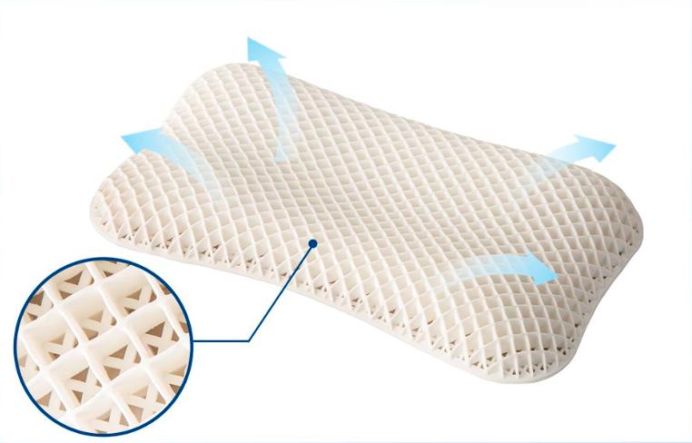 高さ調整TPE高通気枕P2414