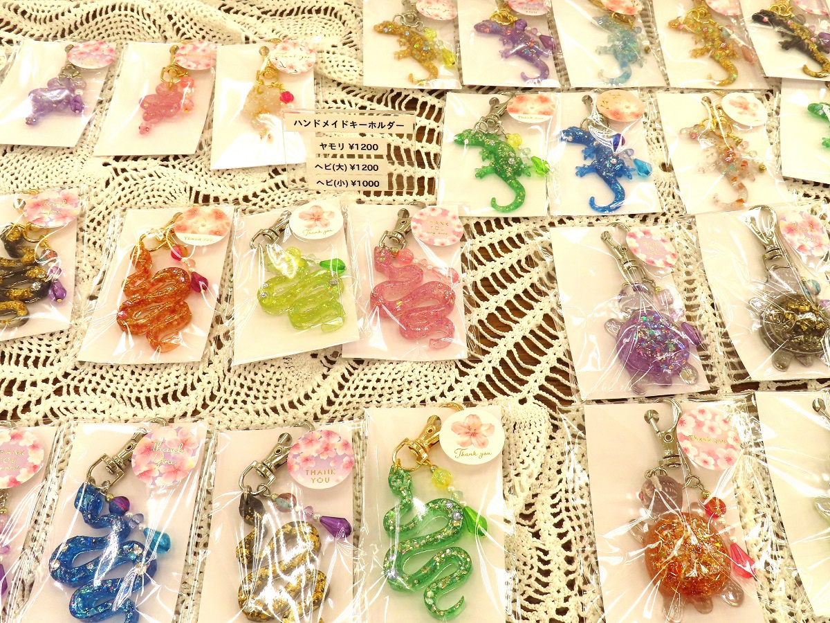 生き物モチーフのハンドメイド作品