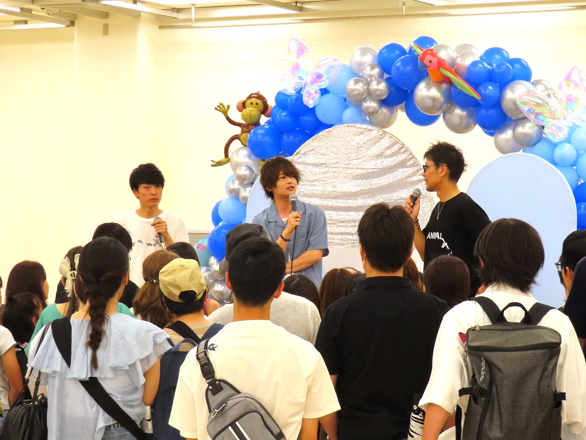 左から「マーシーの獲ったり狩ったり」さん、「アニマルハウスユーキ」さん、「あにまるず Animals」さん