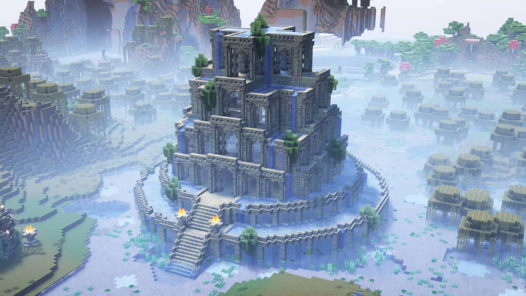 ……神秘的な遺跡を作ってみた！