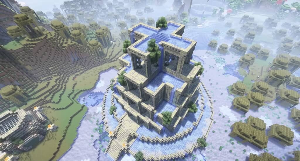 上空から見たところ