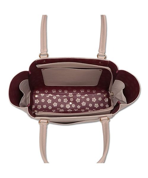 マリークワント フラップサイドデイジー トートバッグ 自立 MARY QUANT トートバッグ マリークワント mary quant フリップ