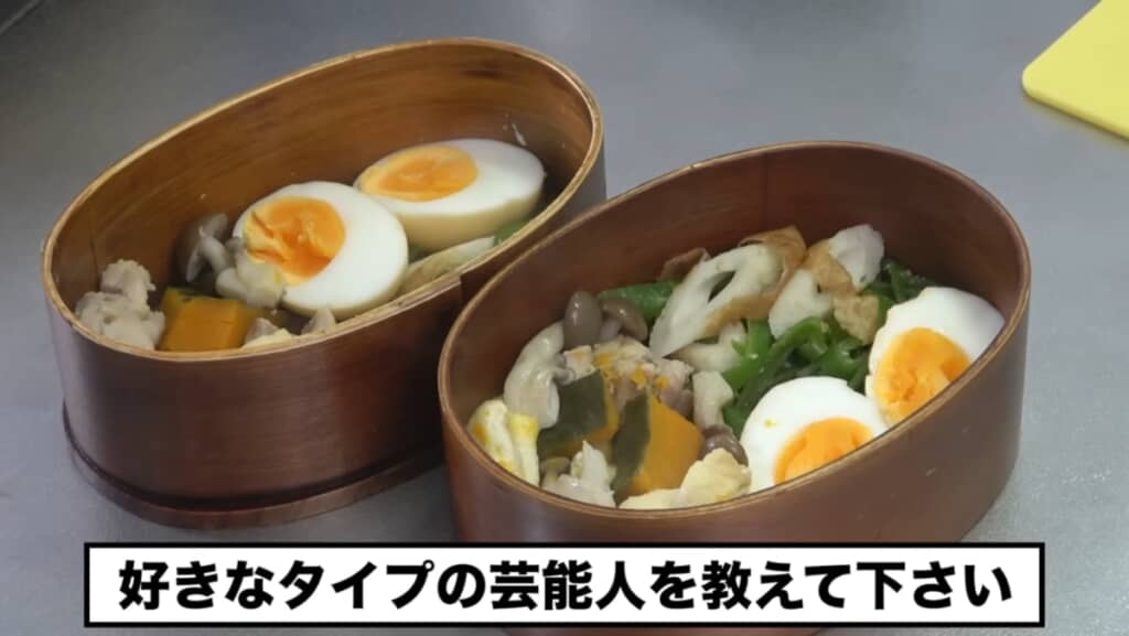 1層目にはおかずを敷き詰めて