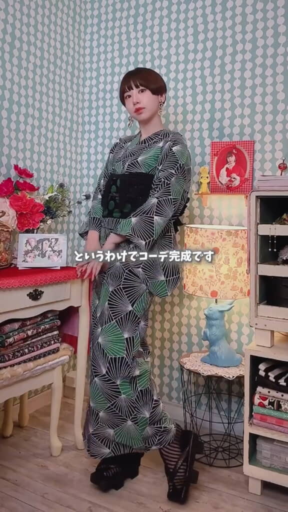 鬼滅コーデ完成！