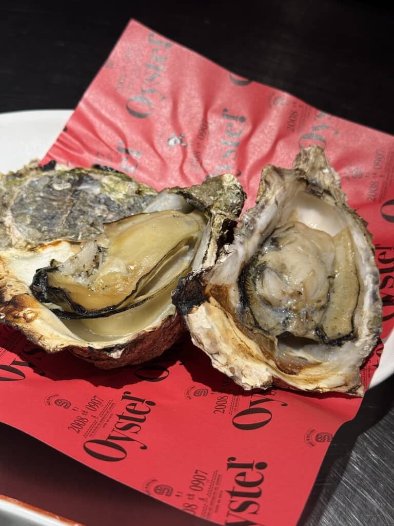 石田さんがお店で食べた牡蠣
