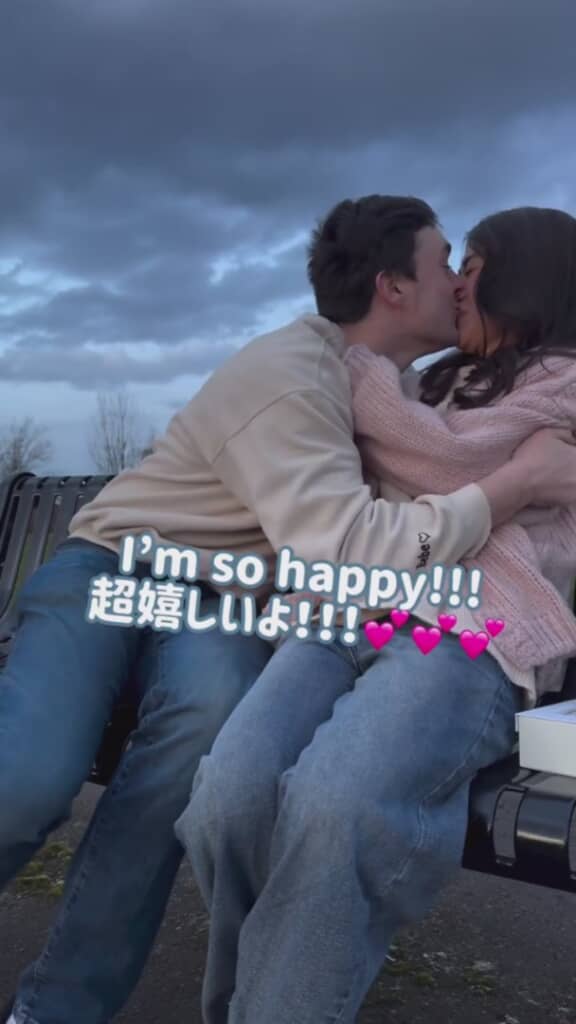 何度もキスするイアンさん