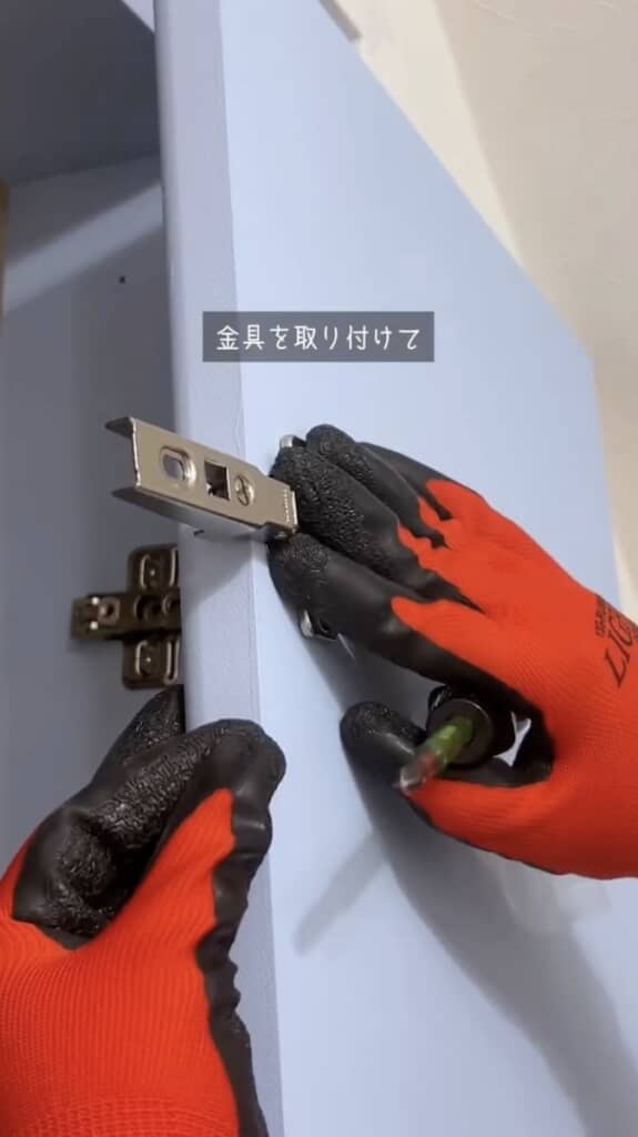 金具も新品に替えて……