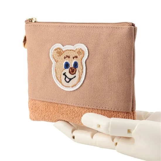 フェイラー大人気オールドベア巾着ポーチ FEILER - ドアップテディ 耳付き巾着 フェイラー オールドテディ